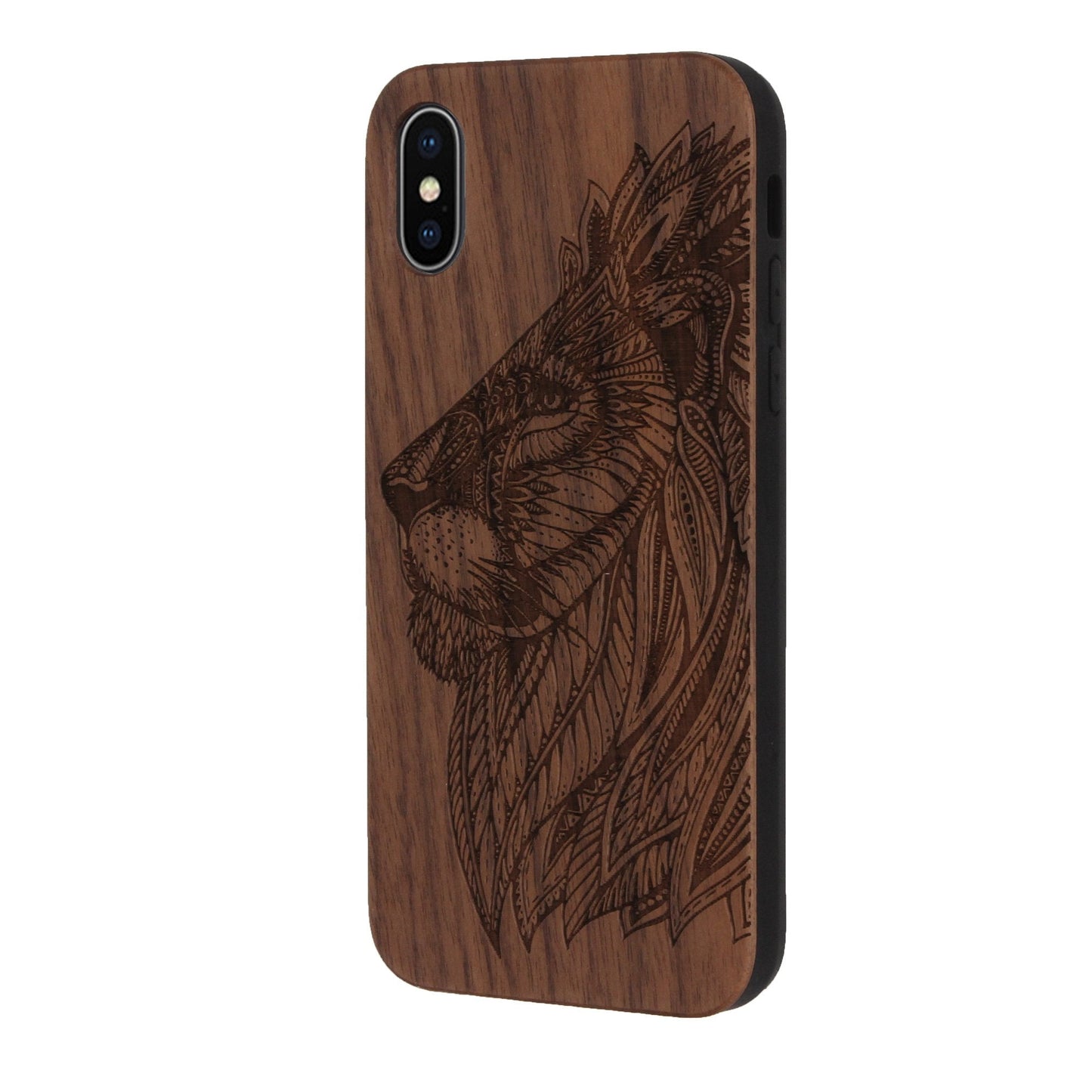 Walnut lion Eden case for iPhone XS Max