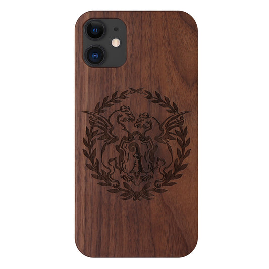 Basilisk Eden case made of walnut wood for iPhone 11