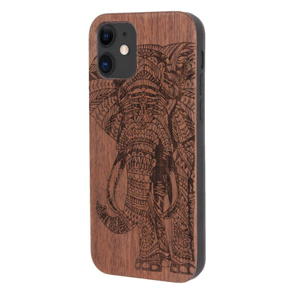 Elefant Eden Case aus Nussbaumholz für iPhone 11