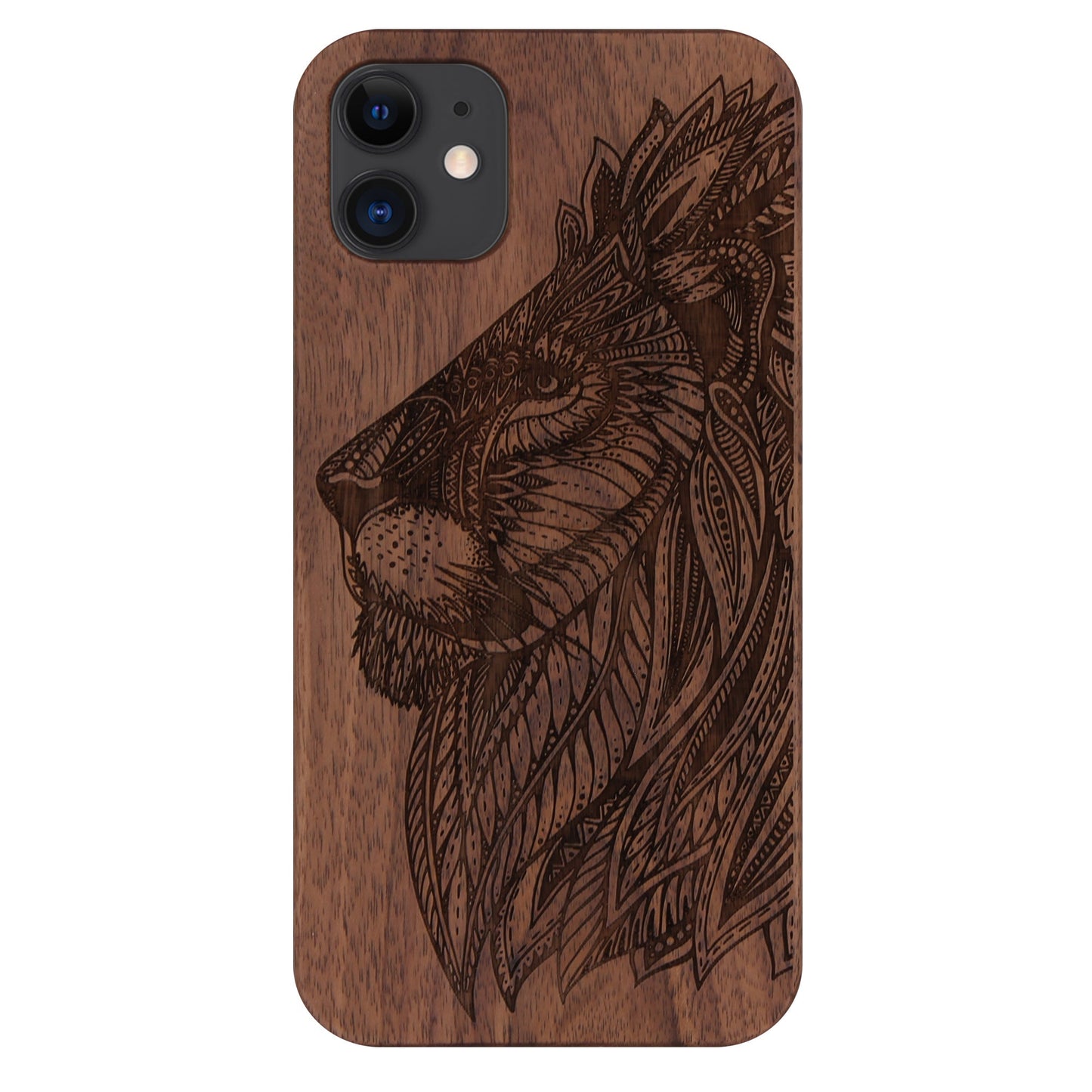 Walnut lion Eden case for iPhone 11 