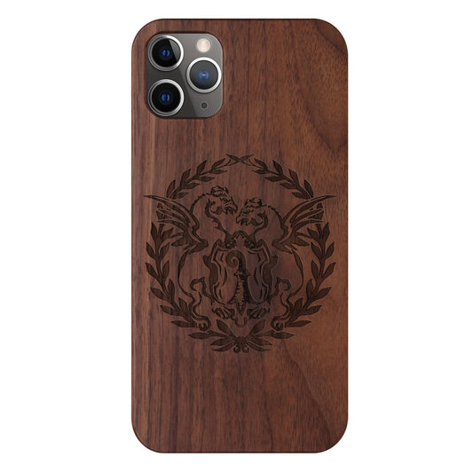 Basilisk Eden case made of walnut wood for iPhone 11 Pro Max