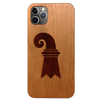 Bastone di Basilea Eden Case in ciliegio per iPhone und Samsung