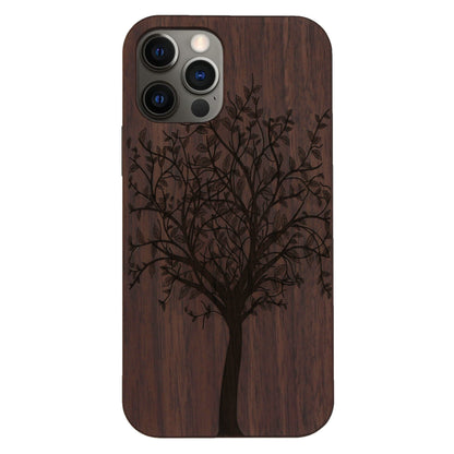 Lebensbaum Eden Case aus Nussbaumholz für iPhone 12/12 Pro