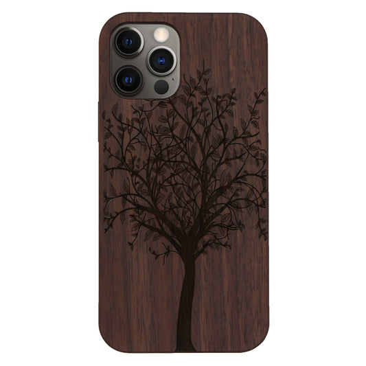 Lebensbaum Eden Case aus Nussbaumholz für iPhone 12 Pro Max