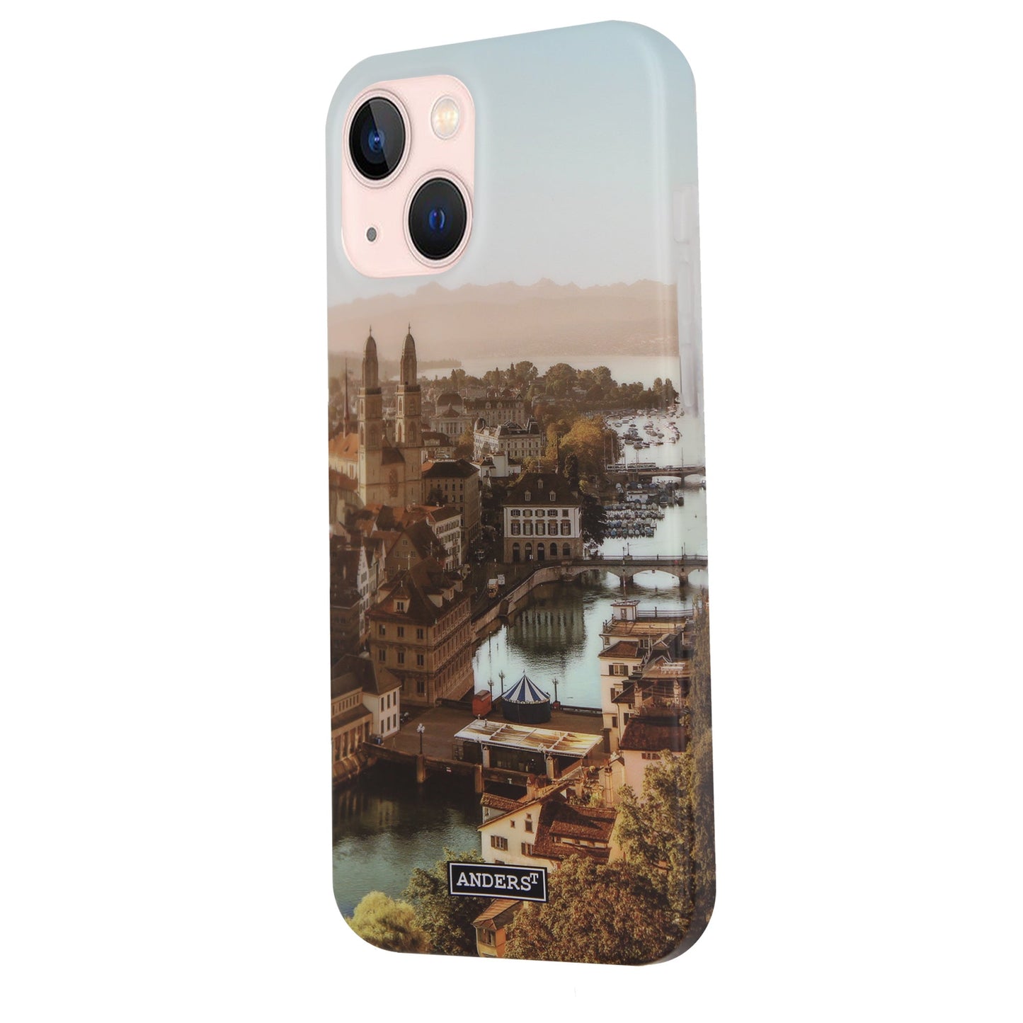 Zurich City from Above 360° Case for iPhone 13 Mini