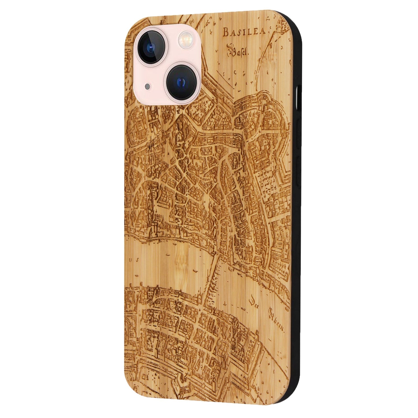 Étui en bambou Basel Merian Eden pour iPhone 13 Mini