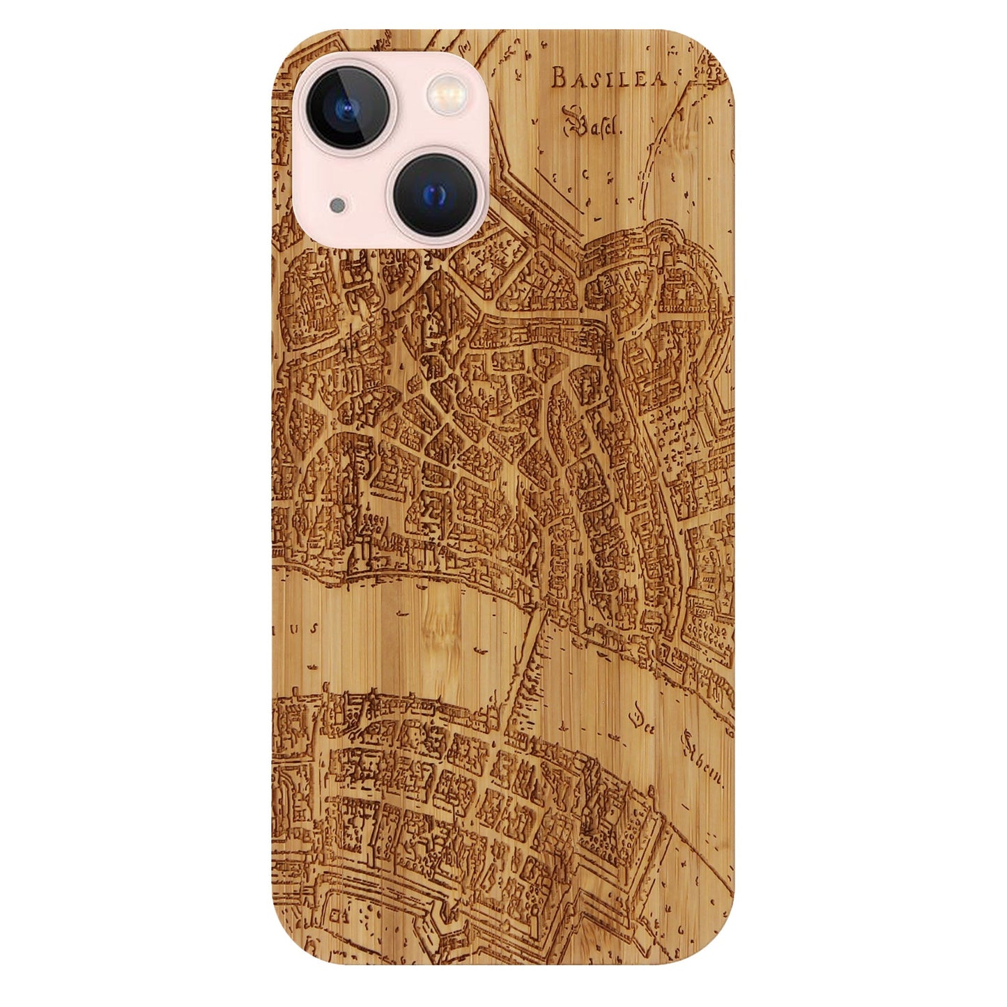 Étui en bambou Basel Merian Eden pour iPhone 13 Mini