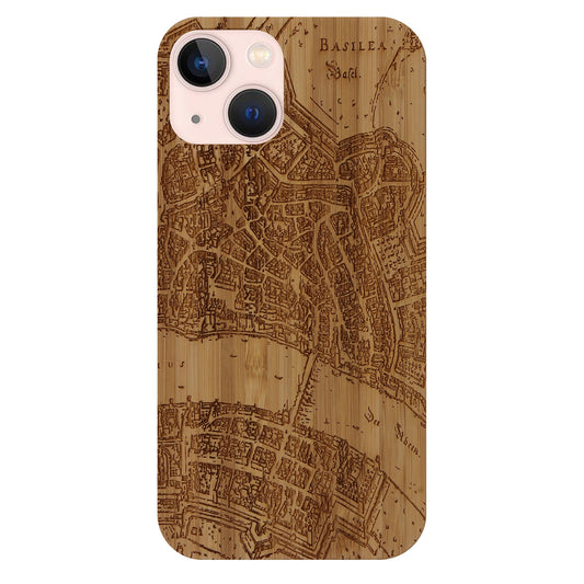 Basel Merian Eden Case aus Bambus für iPhone 14 Plus