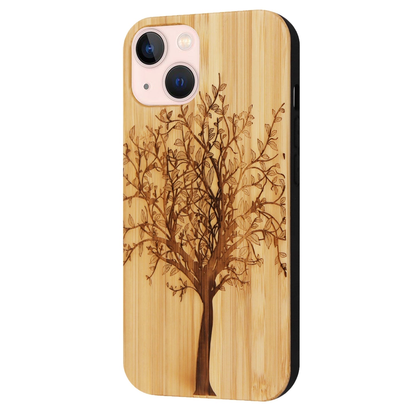 Tree of Life Eden case made of bamboo for iPhone 13 Mini