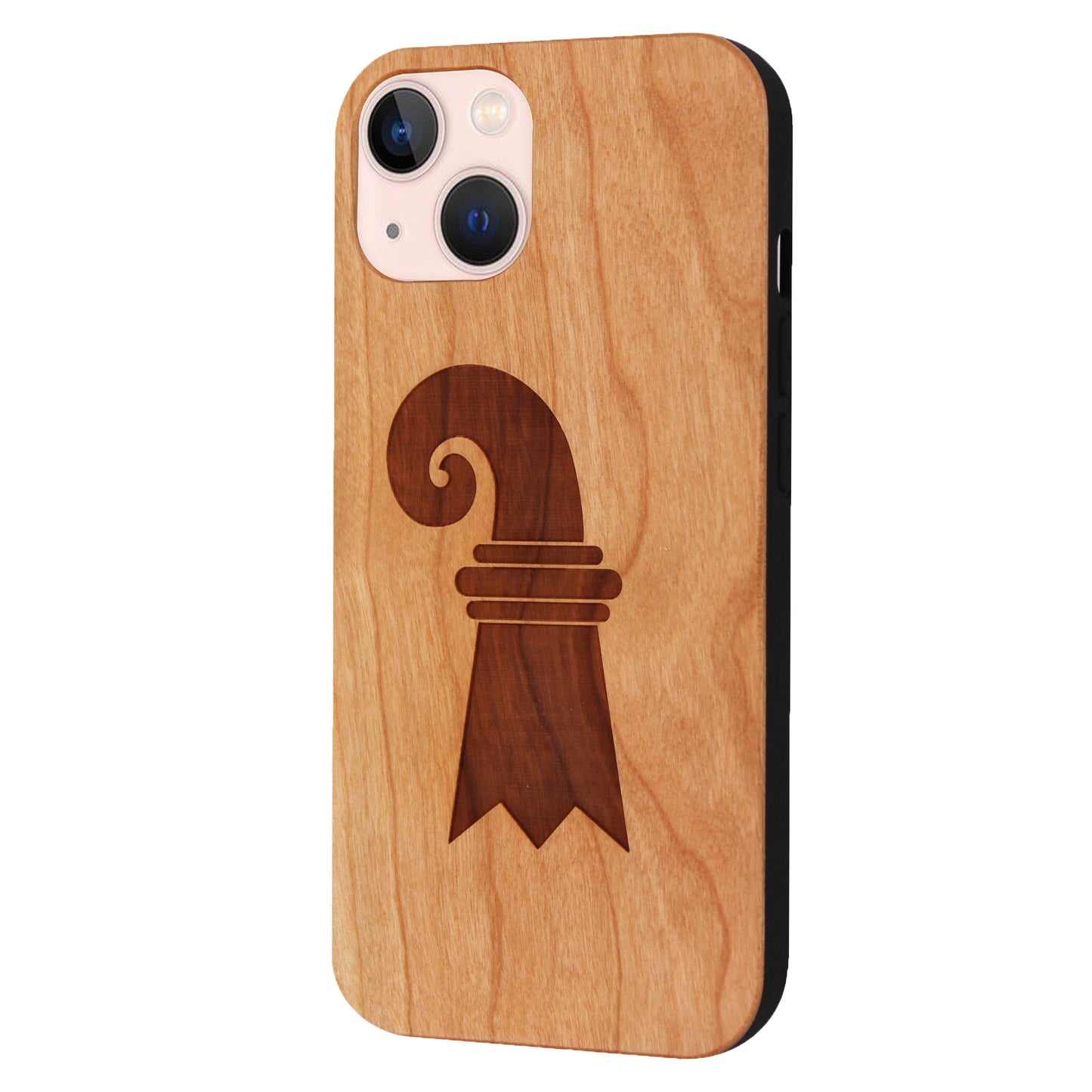 Baslerstab Eden case made of cherry wood for iPhone 13/14