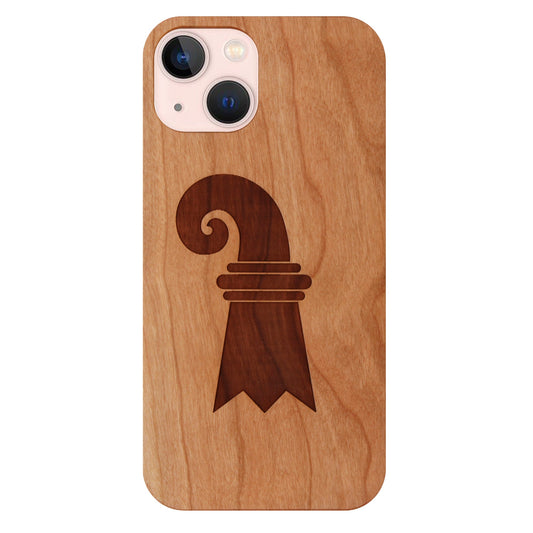 Baslerstab Eden case made of cherry wood for iPhone 13/14