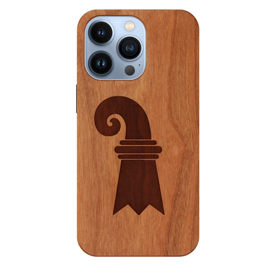 Baslerstab Eden case made of cherry wood for iPhone 13 Pro