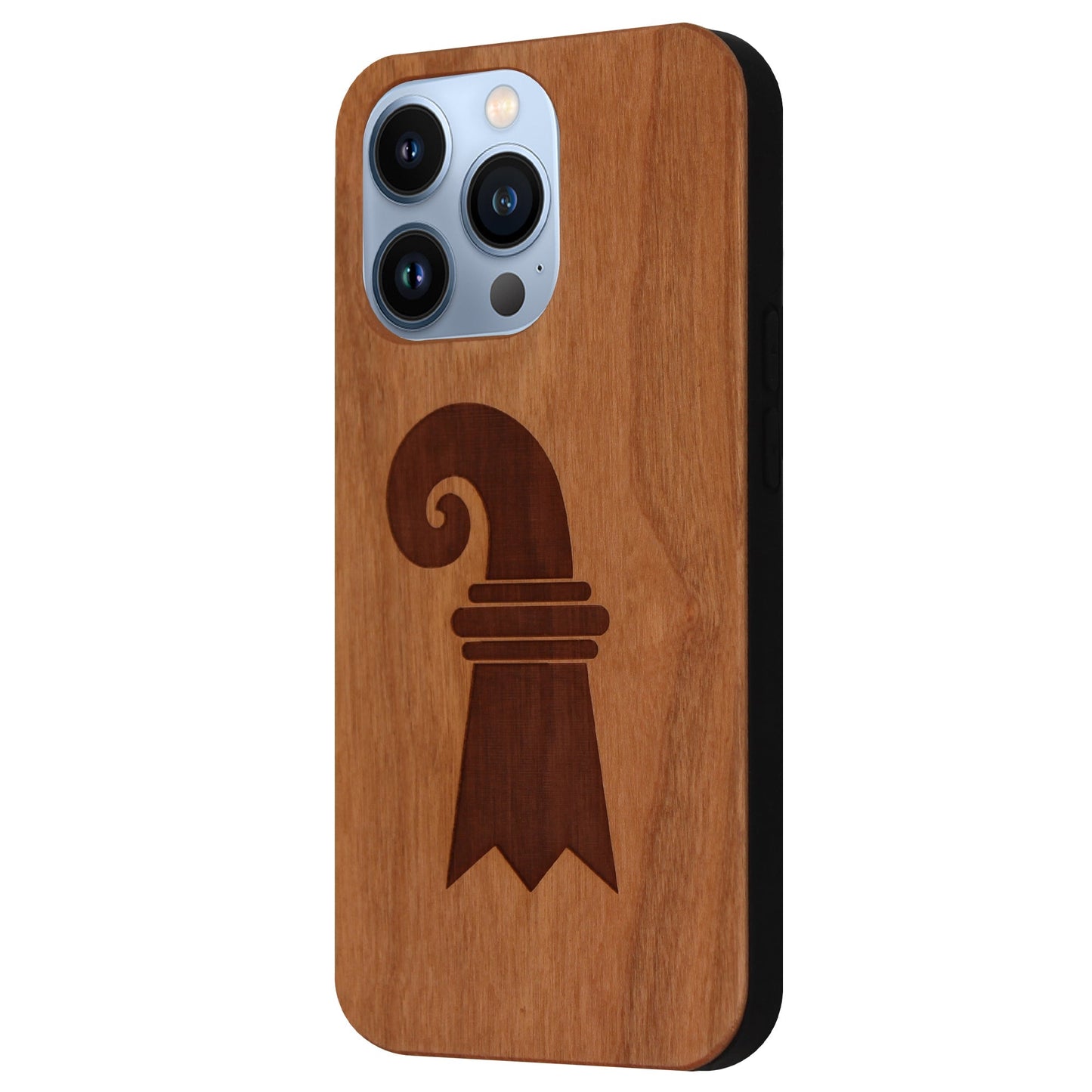 Baslerstab Eden case made of cherry wood for iPhone 13 Pro