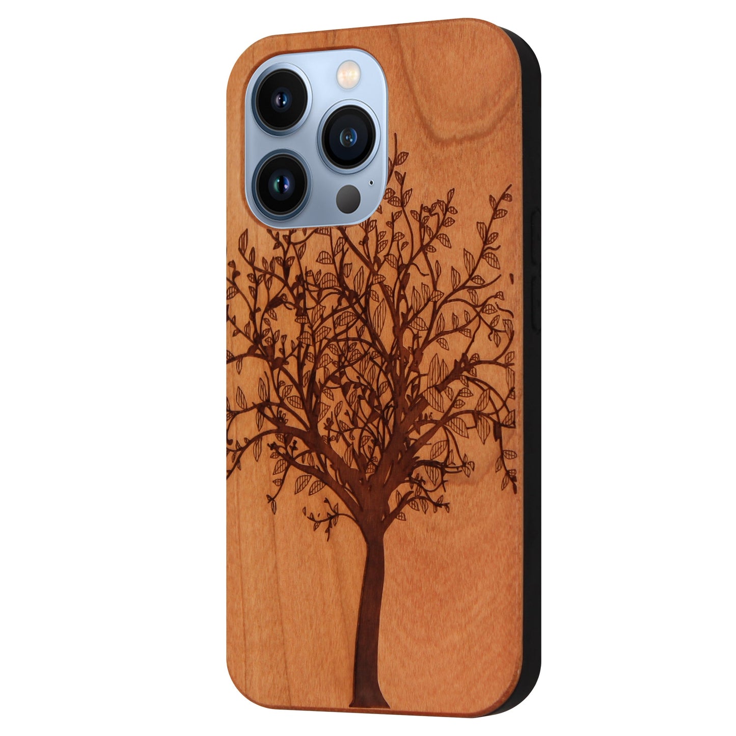 Lebensbaum Eden Case aus Kirschholz für iPhone 13 Pro