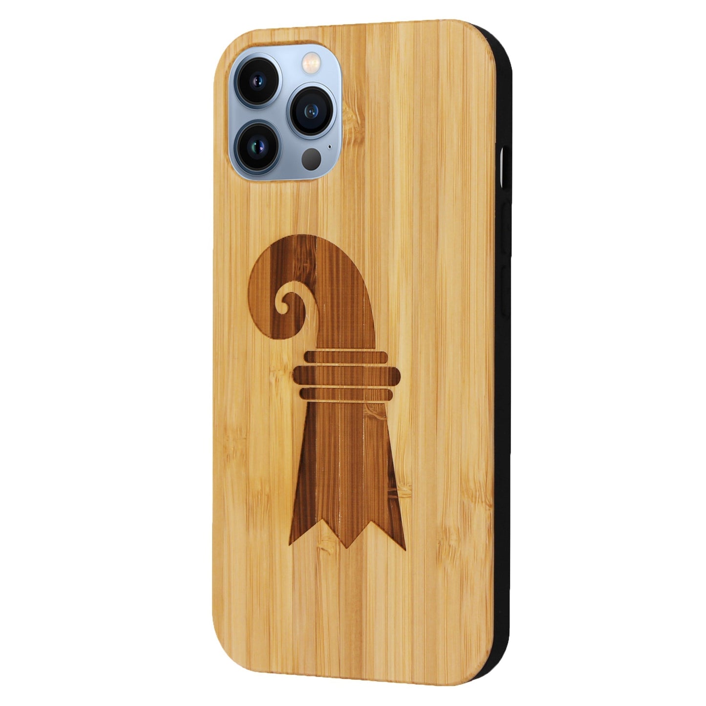 Baslerstab Eden case made of bamboo for iPhone 14 Pro Max