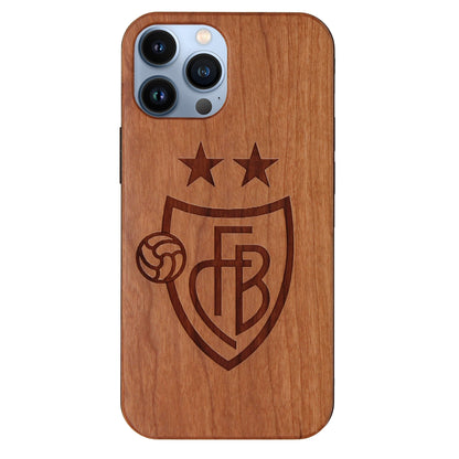 Coque en bois de cerisier FCB Eden pour iPhone 14 Pro Max