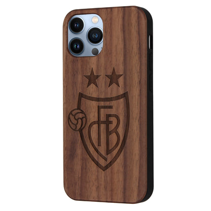 FCB Eden case made of walnut wood for iPhone 13 Pro Max