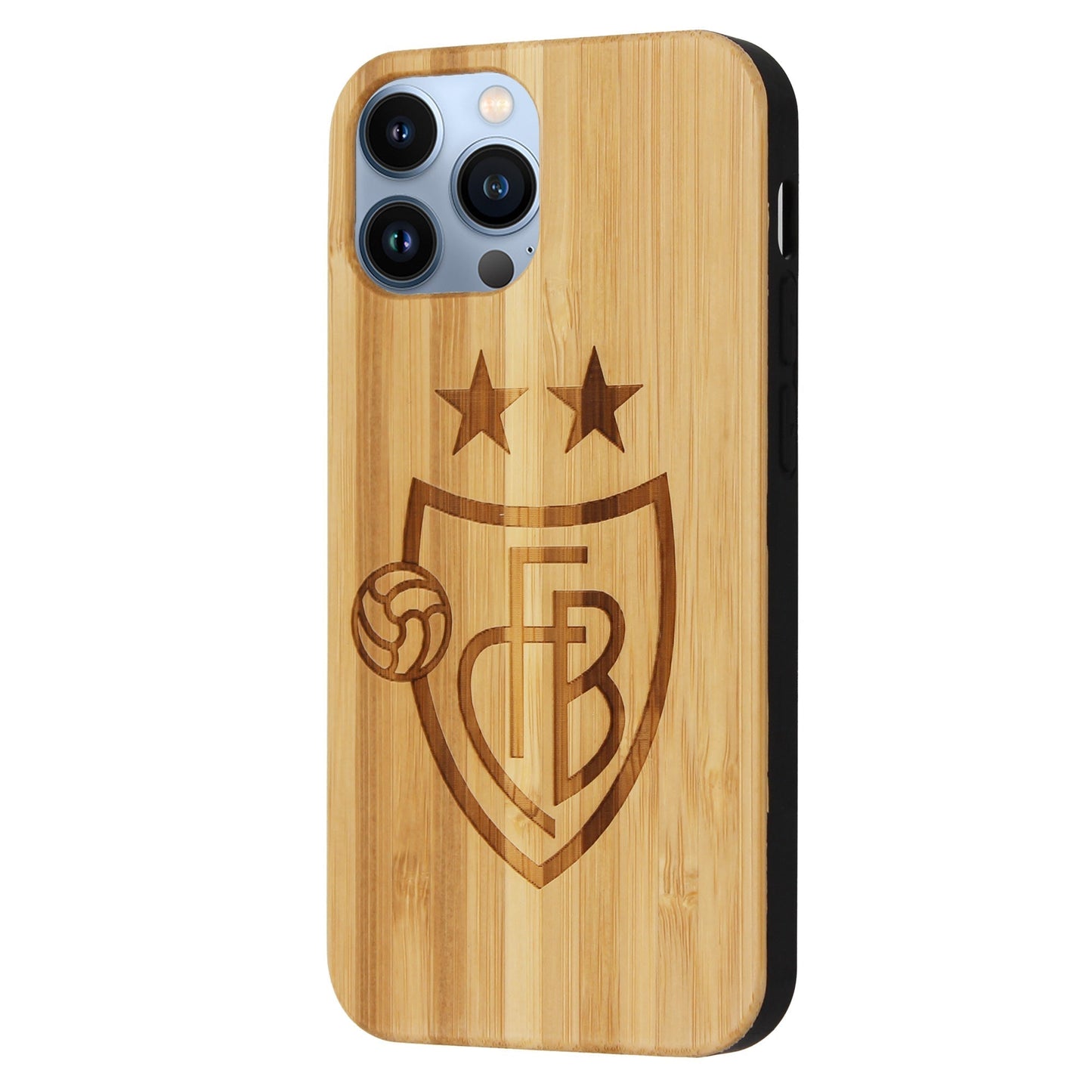 Coque en bambou FCB Eden pour iPhone 14 Pro Max