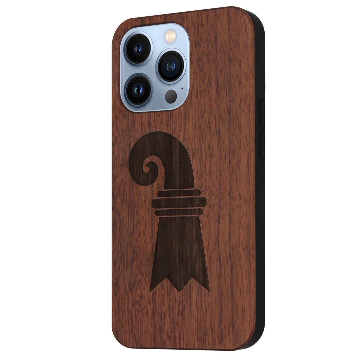 Baslerstab Eden case made of walnut wood for iPhone 13 Pro