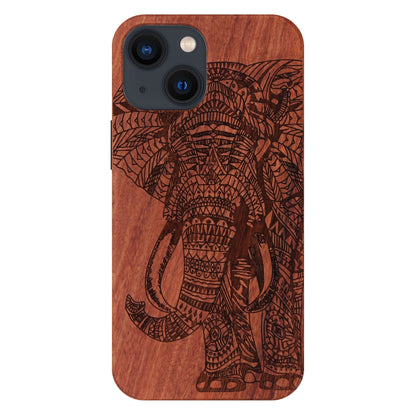 Elefant Eden Case aus Rosenholz für iPhone 13/14