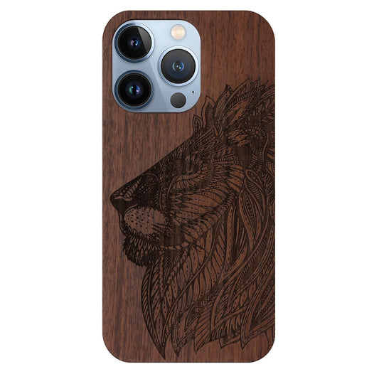 Walnut lion Eden case for iPhone 13 Pro