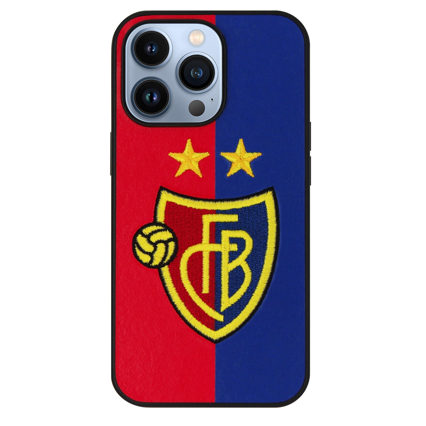 FCB rot / blau Stitch Case für iPhone 13 Pro
