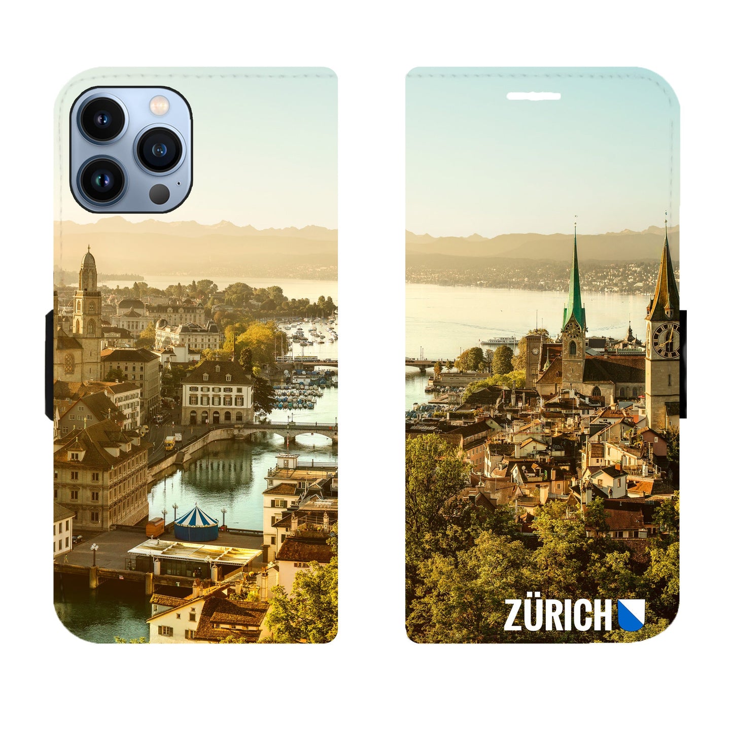 Zürich City von Oben Victor Case für iPhone 13 Pro Max