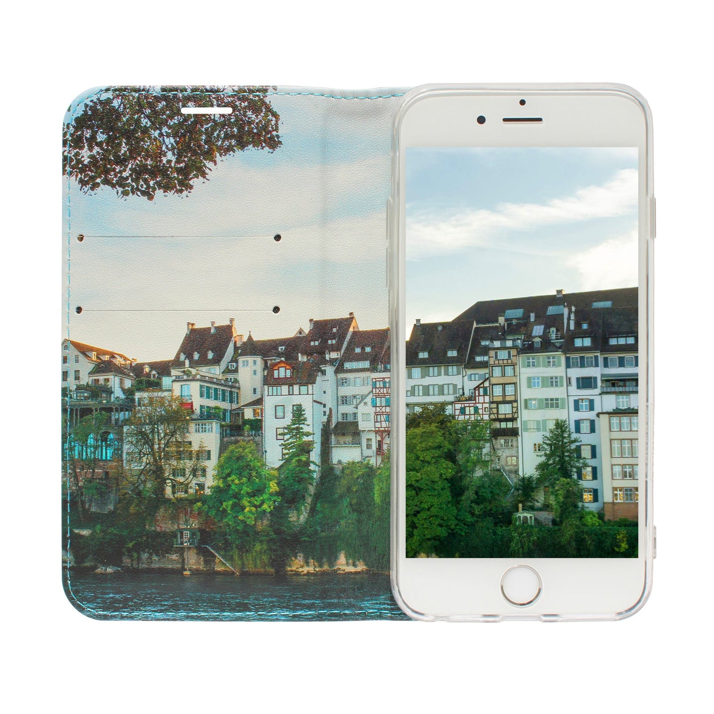 Basel City Rhein Panorama Case für iPhone 5/5S/SE 1