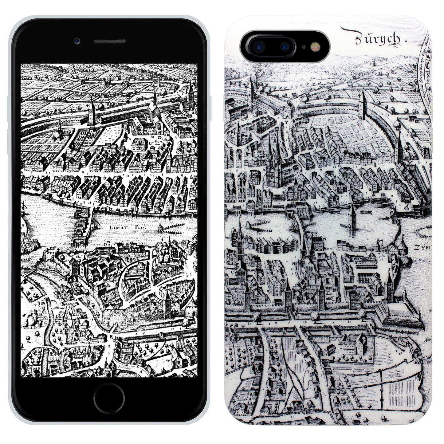 Coque Zurich Merian 360° pour iPhone 6/6S/7/8 Plus