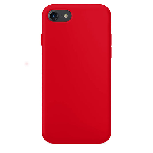 Coque en silicone rouge chinois pour iPhone et Samsung