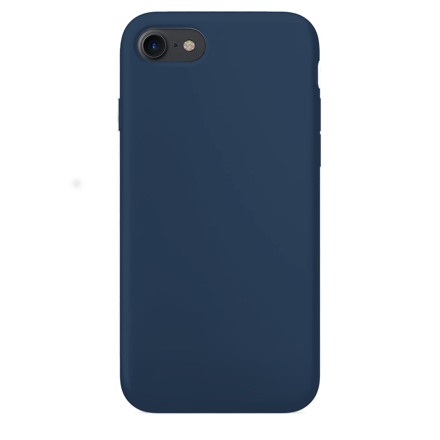 Coque en silicone bleu cobalt pour iPhone