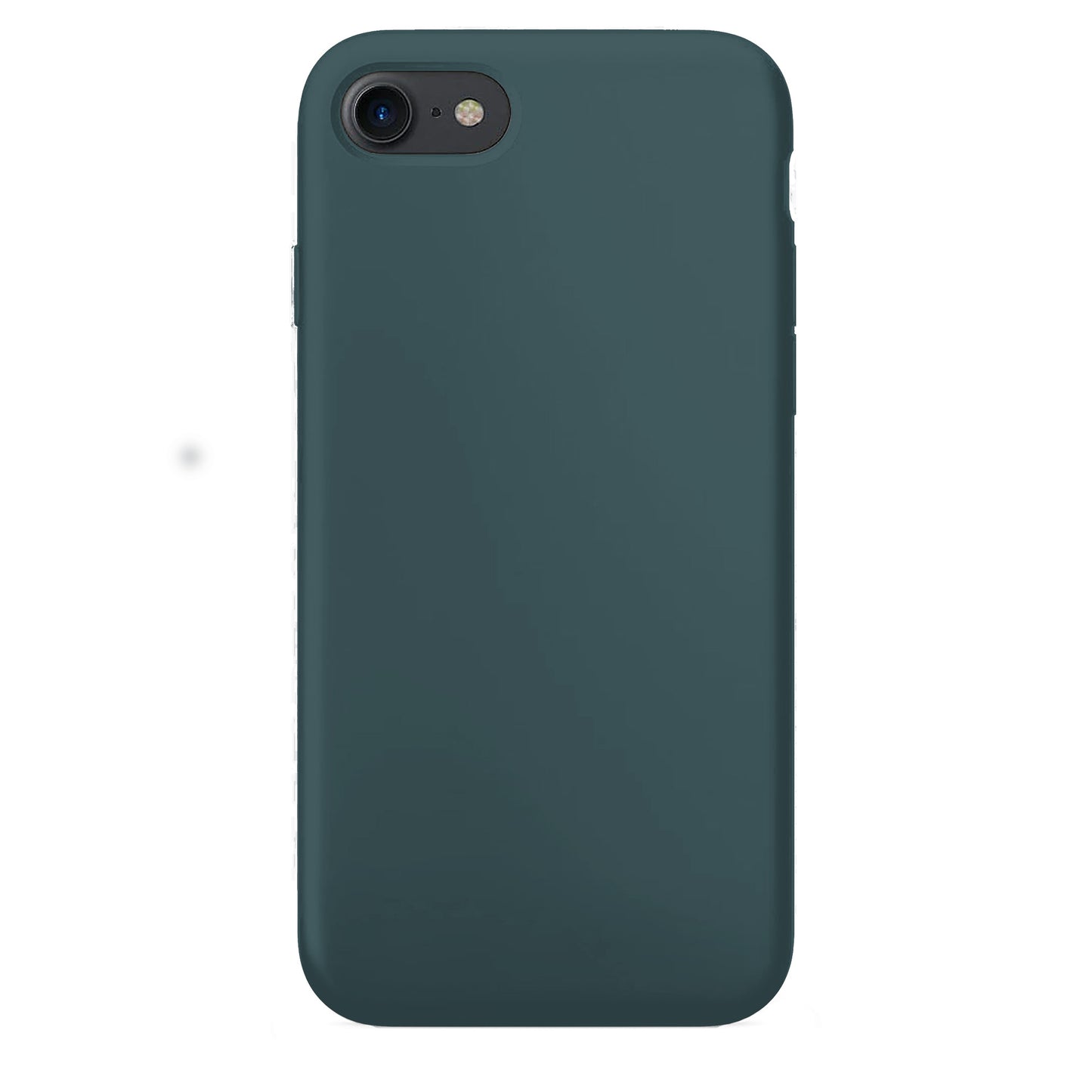 Coque en silicone vert aiguille de pin pour iPhone et Samsung