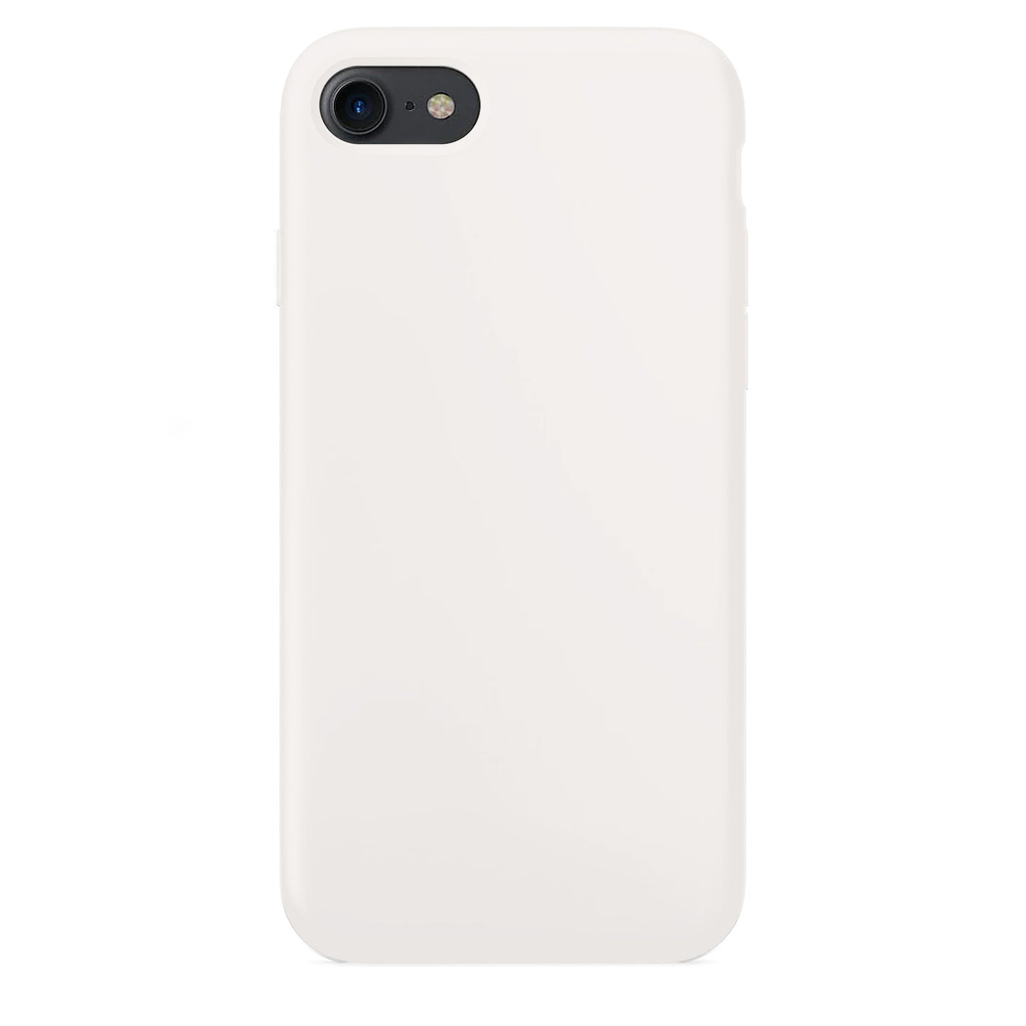 Coque en silicone blanche pour iPhone et Samsung