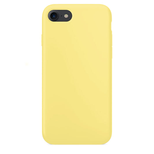 Yellow silicone case for iPhone and Samsung