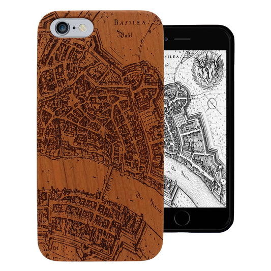 Basel Merian Eden case made of cherry wood for iPhone 6/6S