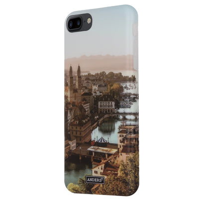 Zürich City von Oben 360° Case für iPhone 6/6S/7/8 Plus