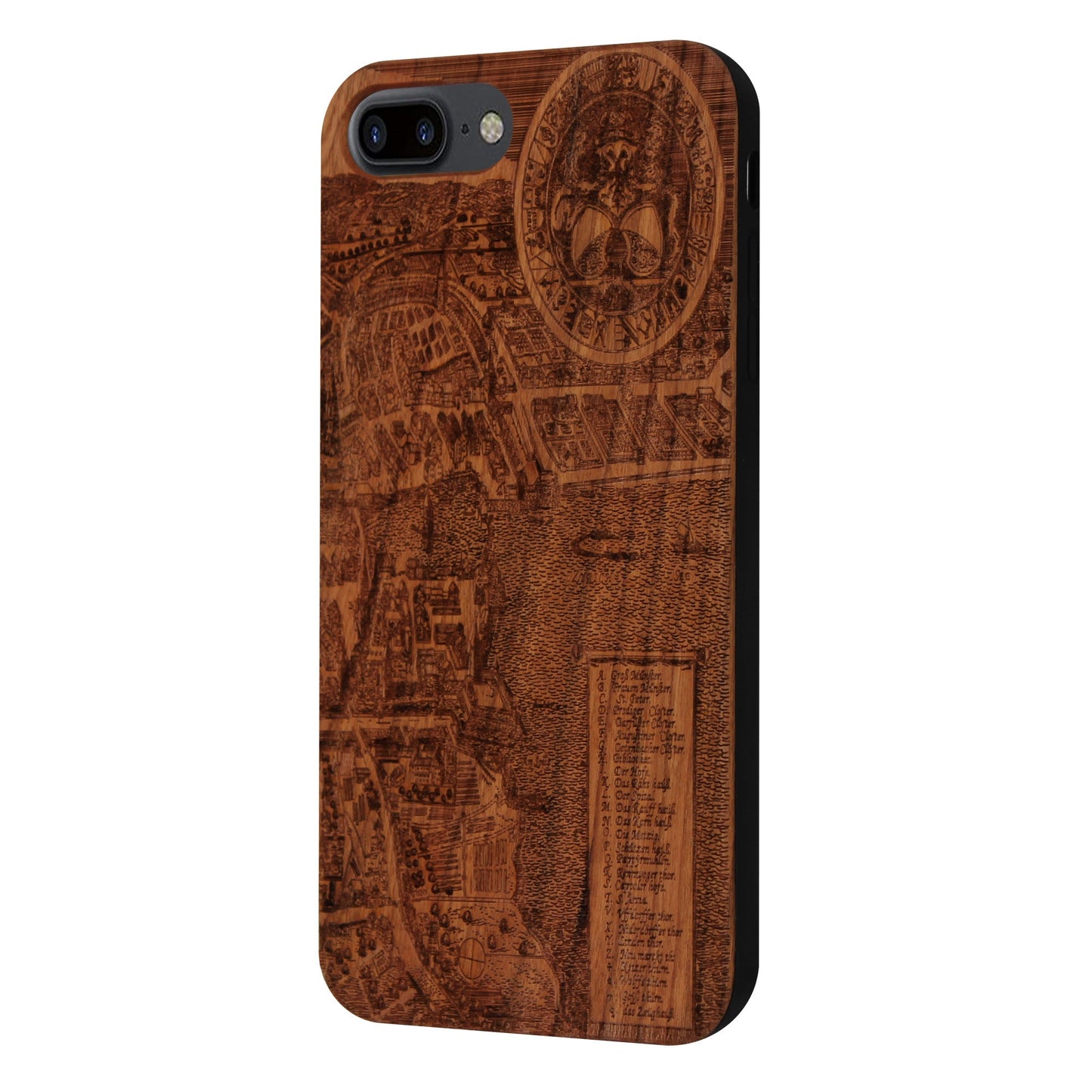 Zurich Merian Eden case made of cherry wood for iPhone 6/6S/7/8 Plus