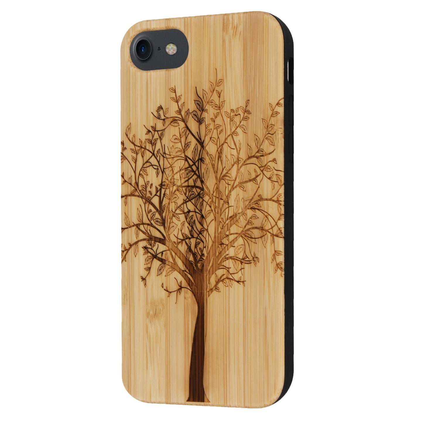 Coque en Bambou Arbre de Vie Eden pour iPhone 6/6S/7/8/SE 2/SE 3