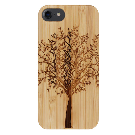 Coque en Bambou Arbre de Vie Eden pour iPhone 6/6S/7/8/SE 2/SE 3