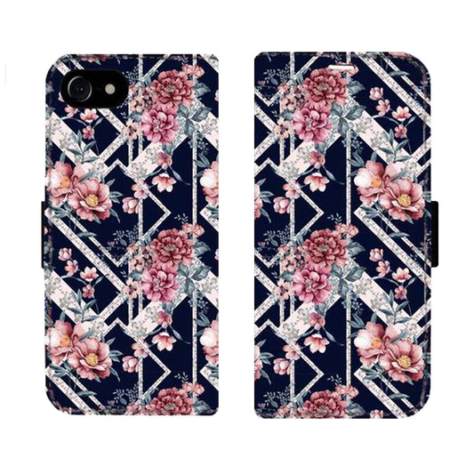 Black Flower Victor Case für iPhone 6/6S/7/8/SE 2/SE 3