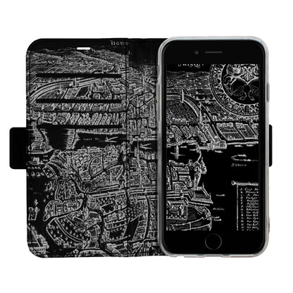 Zürich Merian Negativ Victor Case für iPhone 6/6S/7/8/SE 2/SE 3