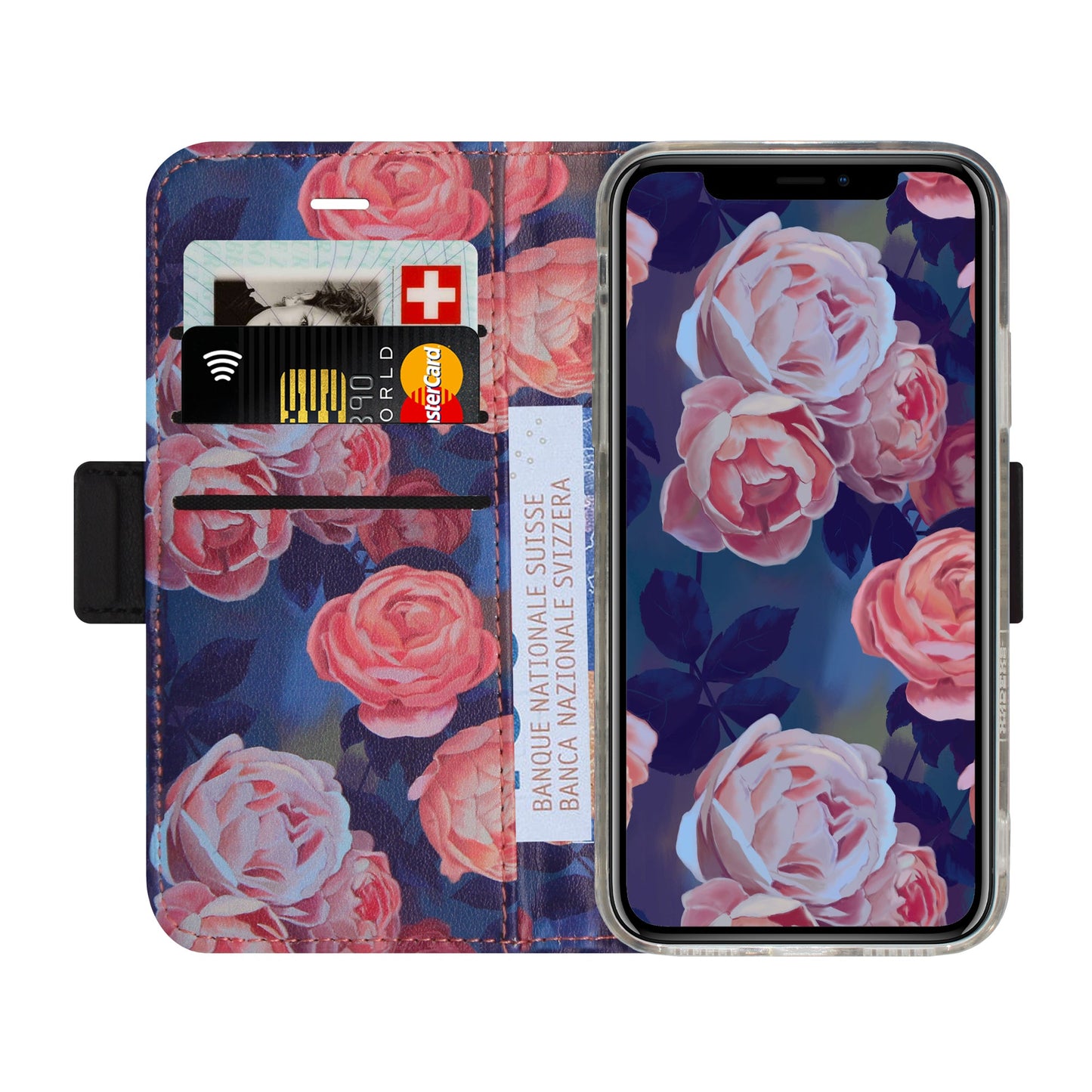 Coque Victor Roses roses pour iPhone X/XS