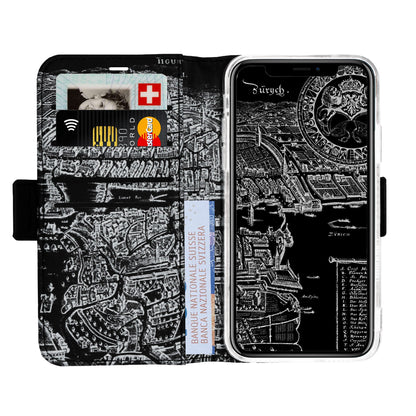 Zürich Merian Negativ Victor Case für iPhone 11