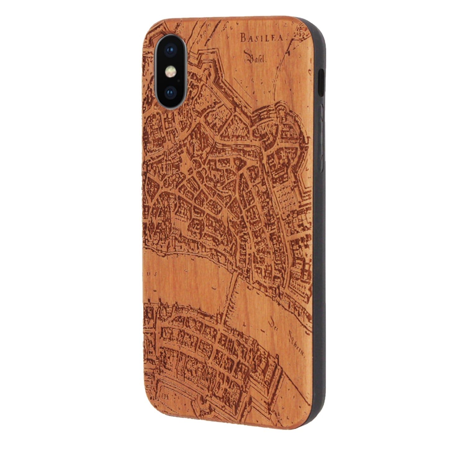 Basel Merian Eden case made of cherry wood for iPhone XS Max