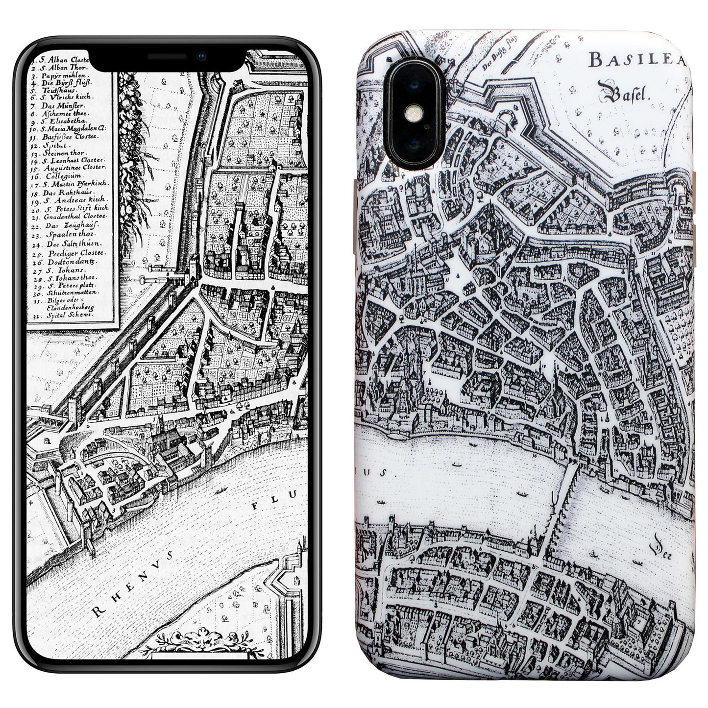Coque Basel Merian 360° pour iPhone XS Max