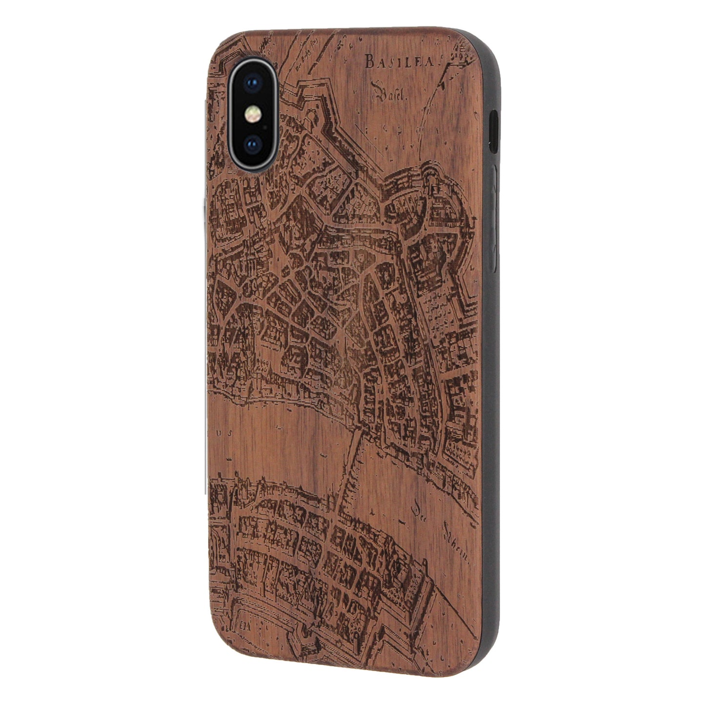 Basel Merian Eden case made of walnut wood for iPhone XS Max