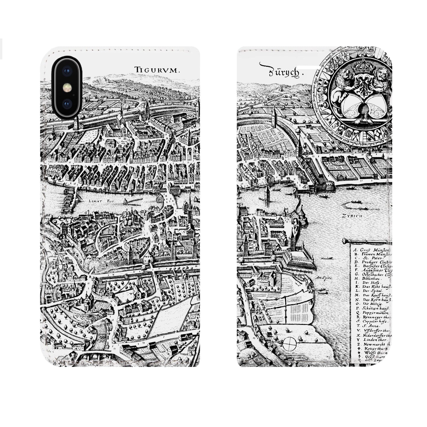 Zurich Merian Panorama Case for iPhone X/XS