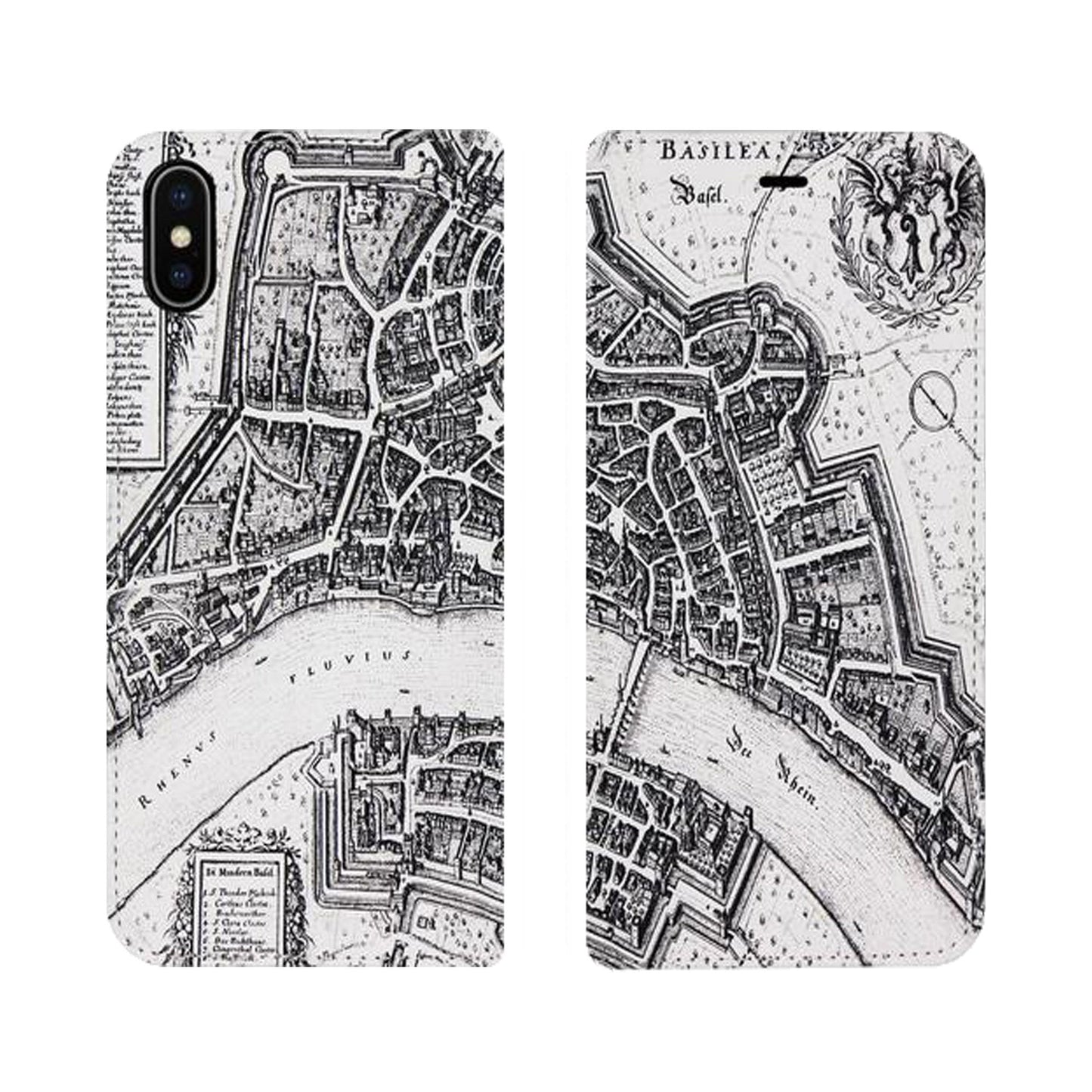 Coque Basel Merian Panorama pour iPhone, Samsung et Huawei
