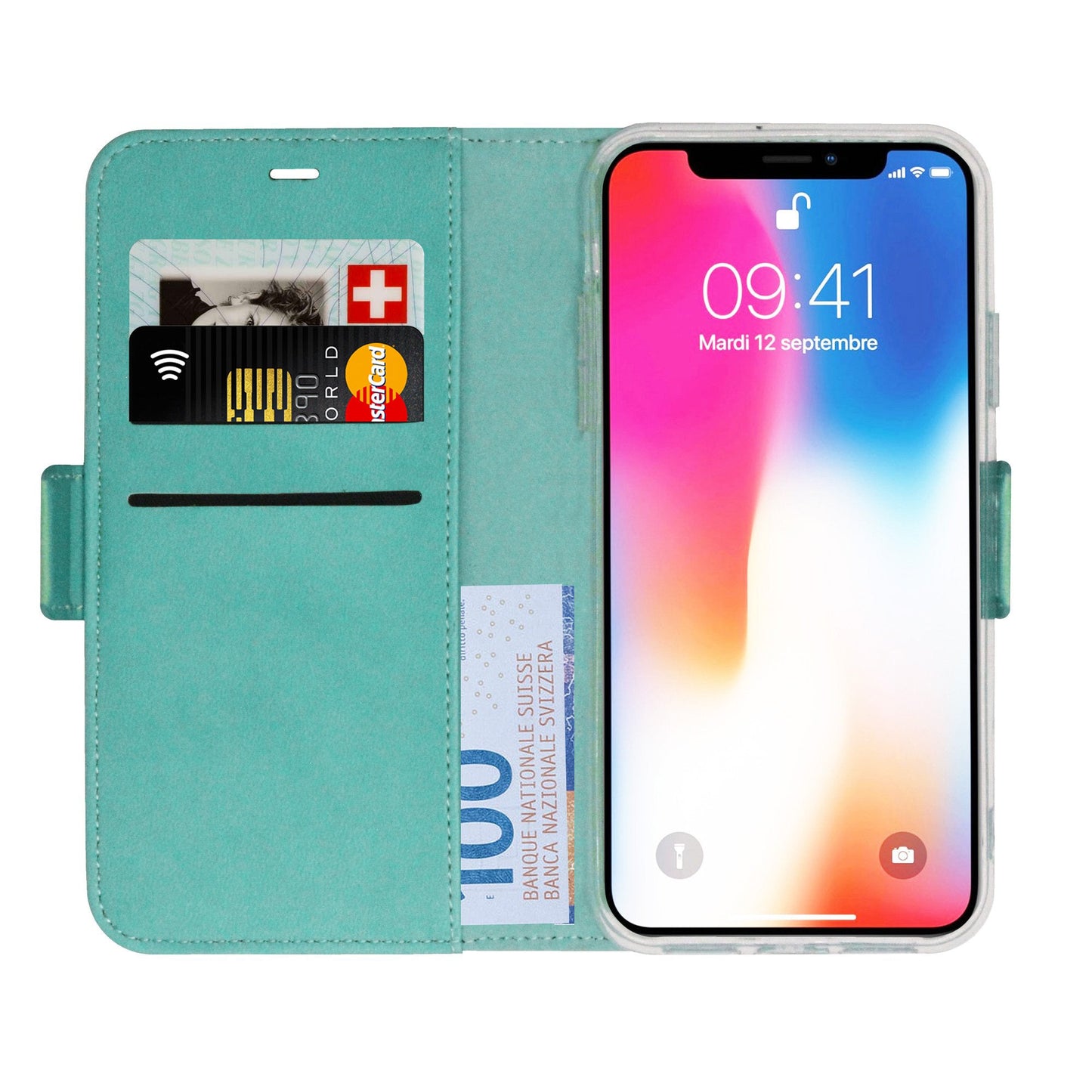 Victor Case in Mint für das iPhone X/XS