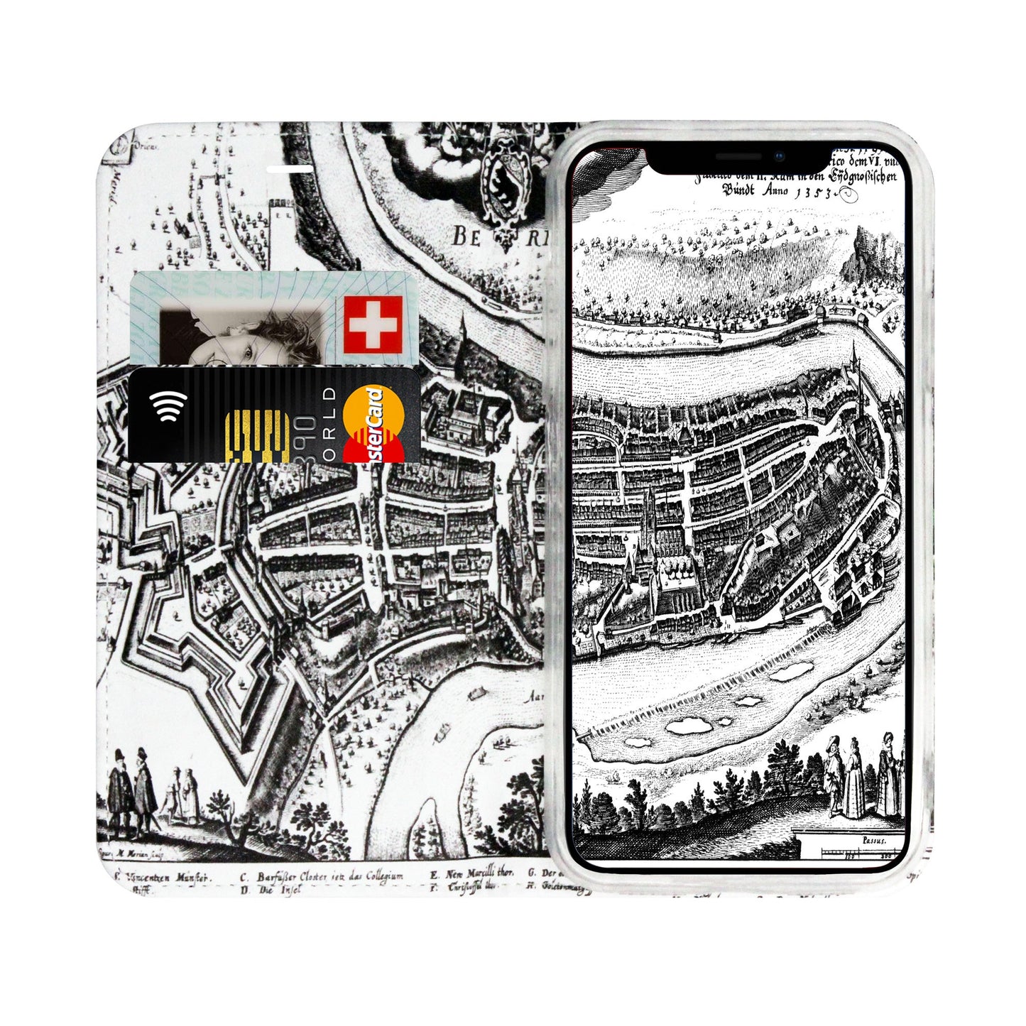 Bern City Panorama Case für iPhone XS Max